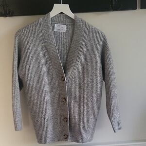 Zara Girls Cardigan in Heather Gray
